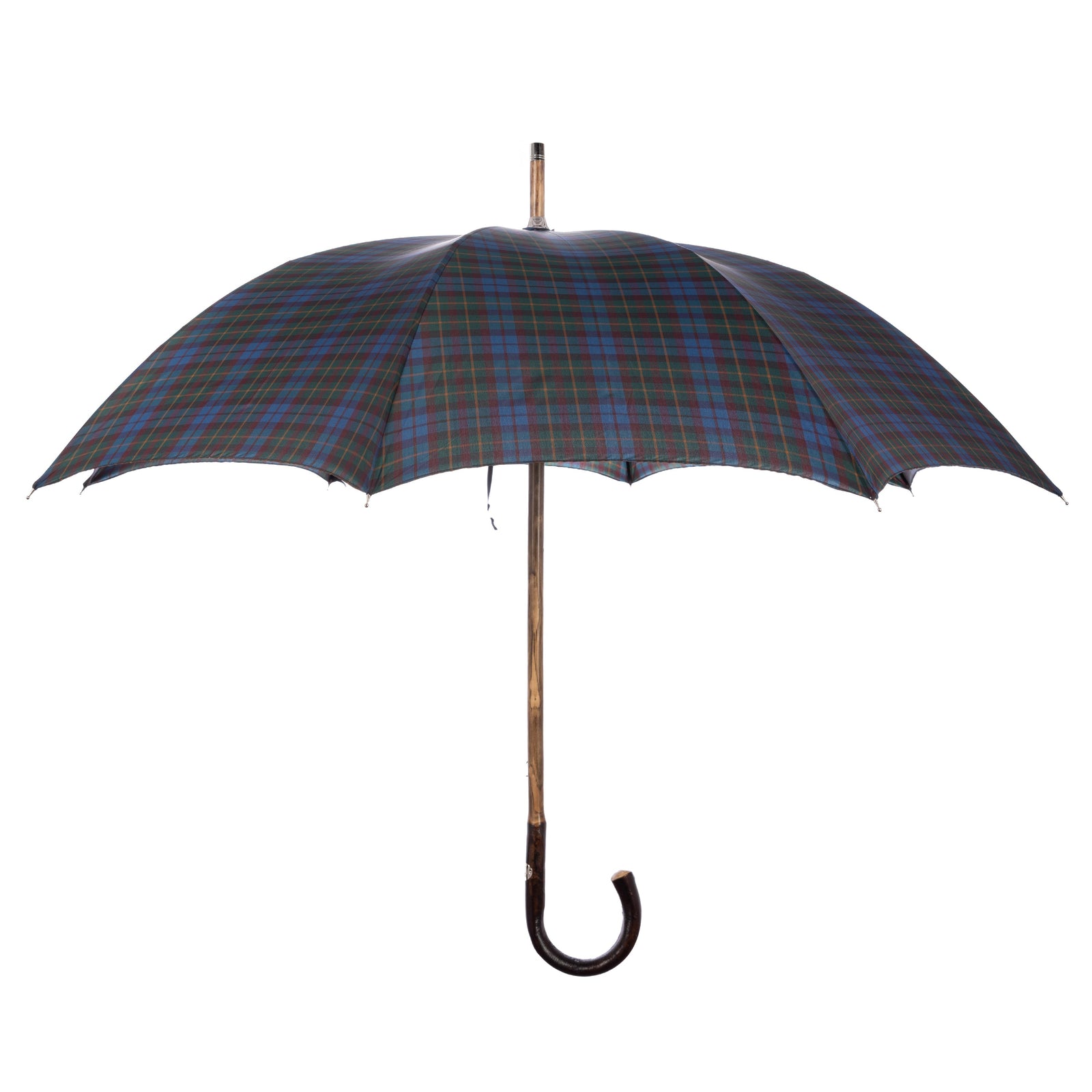 Tartan Solid Stick Umbrella
