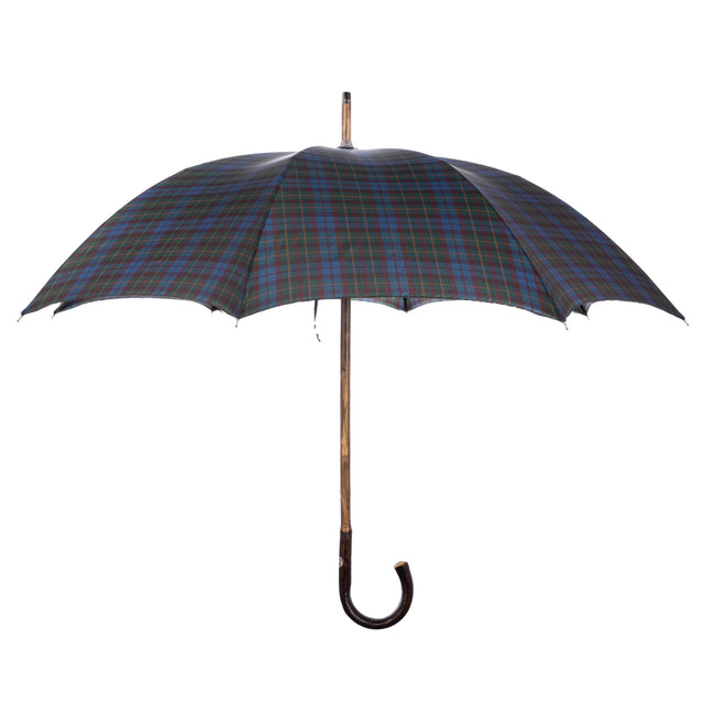 Tartan Solid Stick Umbrella