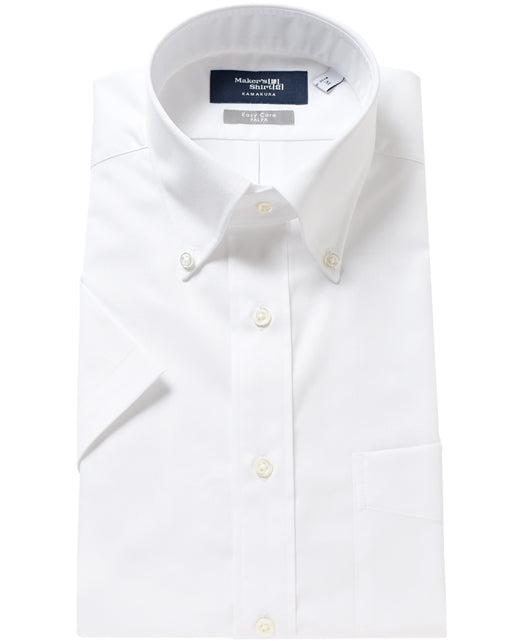 Short Sleeve Shirt Button Down Twill J Tech Easy Care