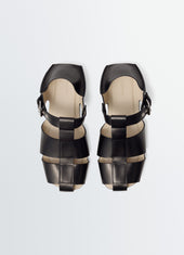 Fisherman Slip On Sandals In Leather