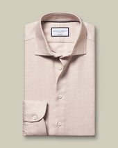 Non Iron Stretch Texure Square Shirt
