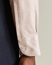 Non Iron Stretch Texure Square Shirt