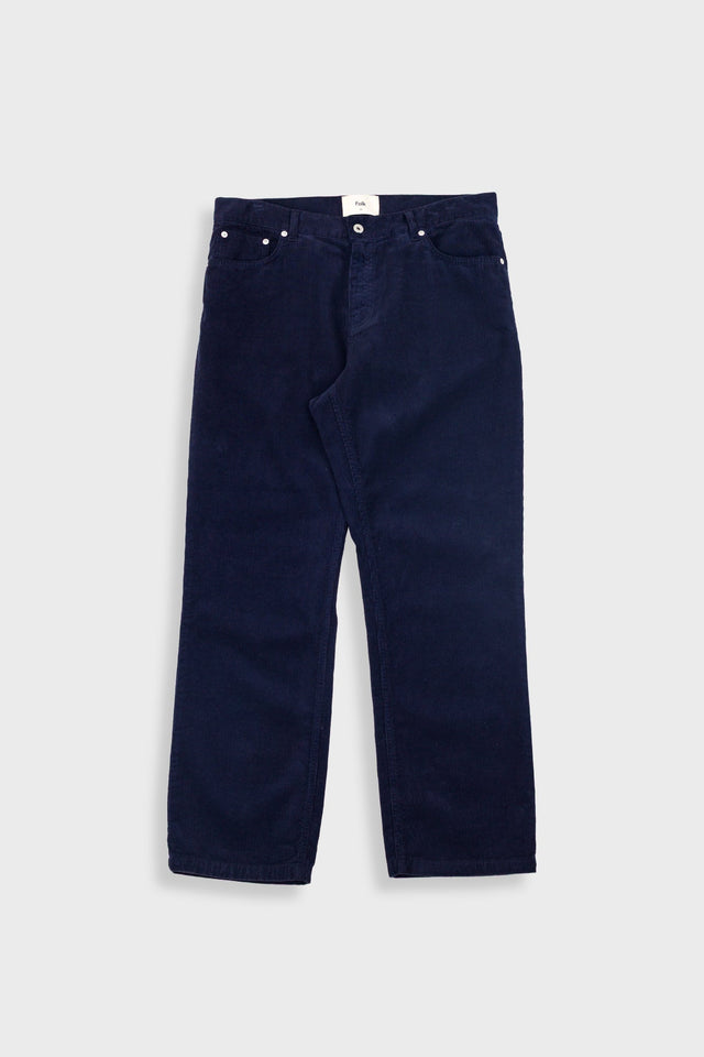 5 Pocket Trouser - Navy Cord