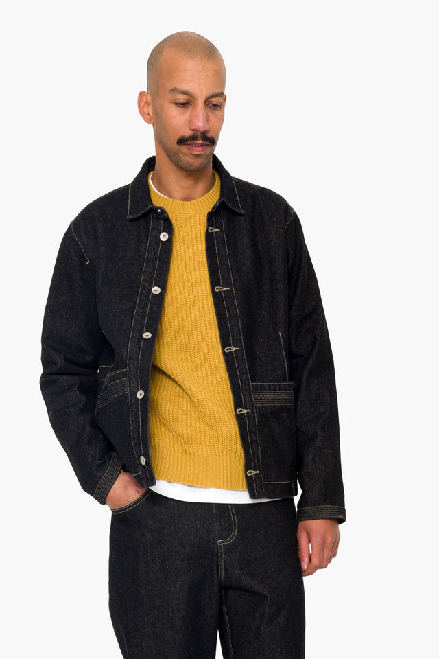 Anniversary Jacket - Black Denim