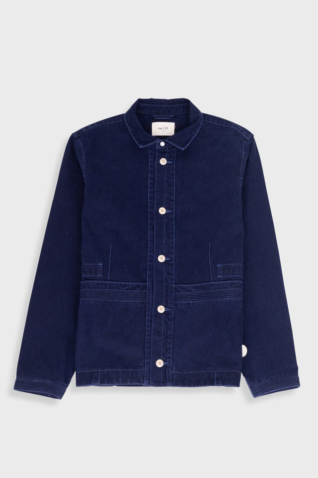Anniversary Jacket - Deep Indigo Slub