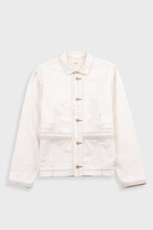 Anniversary Jacket - Ecru Crinkle Cotton
