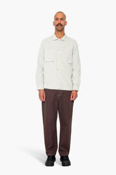 Anniversary Patch Overshirt Misty Green Chunky Cord
