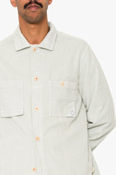 Anniversary Patch Overshirt Misty Green Chunky Cord