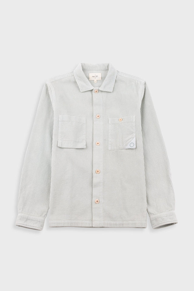 Anniversary Patch Overshirt - Misty Green Chunky Cord