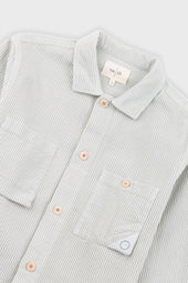 Anniversary Patch Overshirt Misty Green Chunky Cord