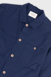 Anniversary Patch Overshirt Linen