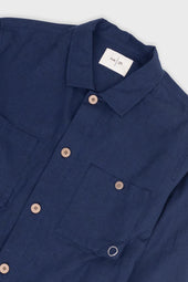 Anniversary Patch Overshirt Linen