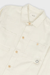 Anniversary Patch Overshirt Linen