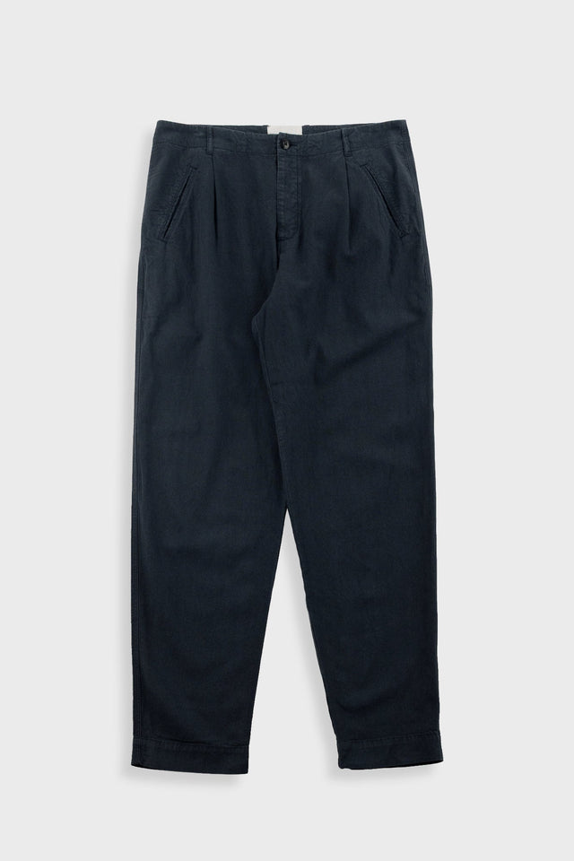 Assembly Pant - Black Cotton Linen