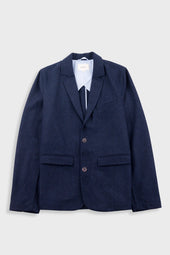 Assembly Blazer - Navy Melange Wool
