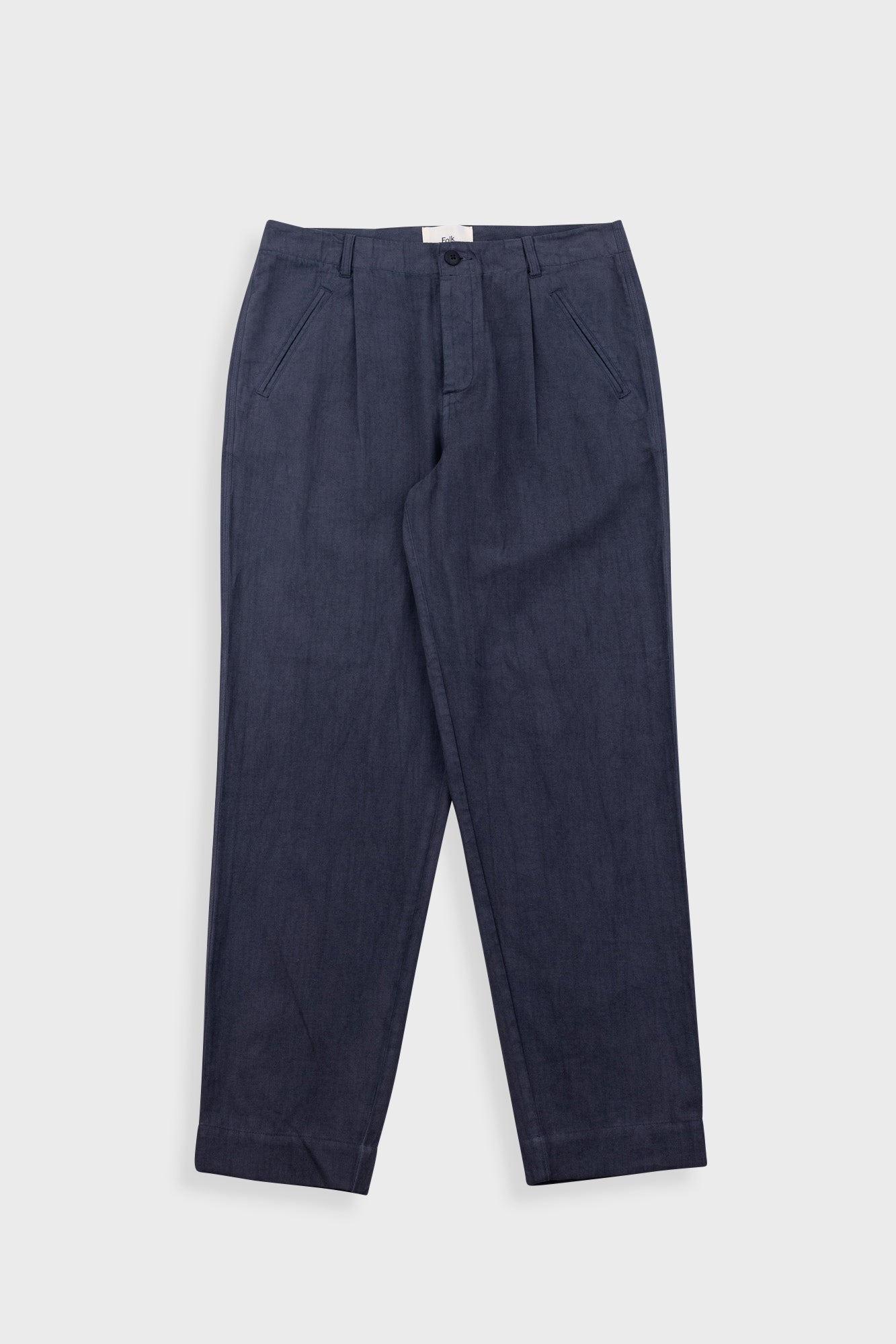 Assembly Pant Blue Herringbone