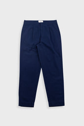 Assembly Suit Trouser - Navy Crinkle Stripe