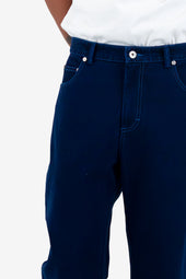 Barrel Leg Pant Deep Slub