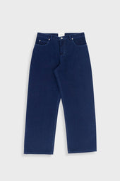 Barrel Leg Pant - Deep Indigo Slub