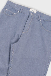 Barrel Leg Jean Ticking Stripe
