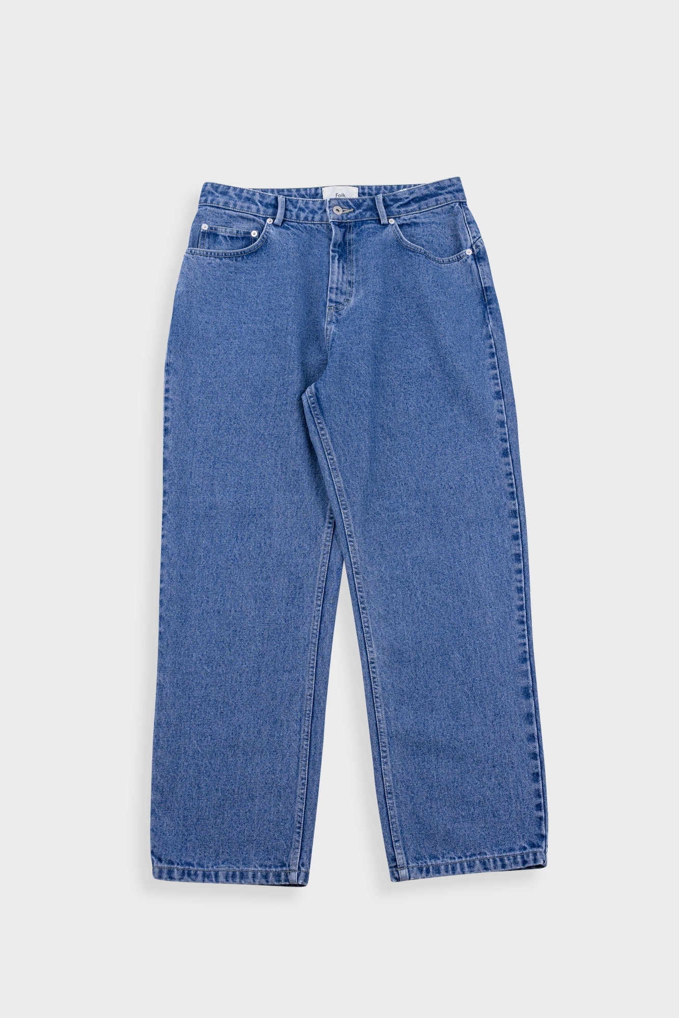 Barrel Leg Jean Light Wash