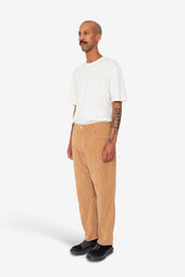 Barrel Leg Trouser Mink Chunky Cord