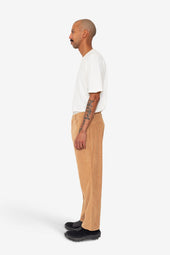 Barrel Leg Trouser Mink Chunky Cord