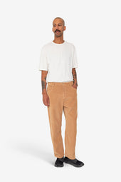 Barrel Leg Trouser Mink Chunky Cord