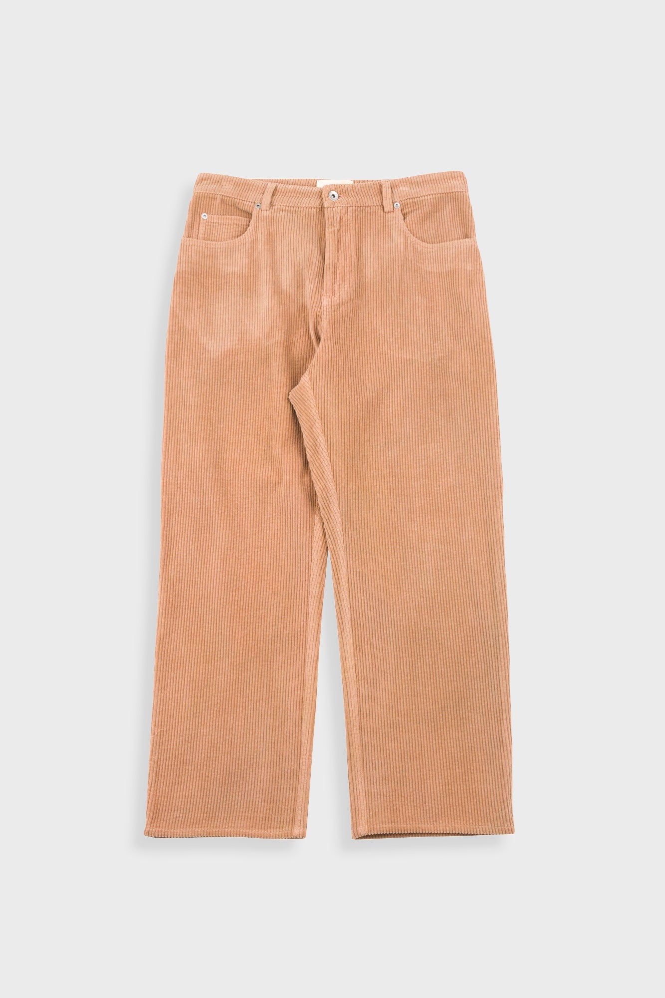 Barrel Leg Trouser Mink Chunky Cord