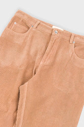 Barrel Leg Trouser Mink Chunky Cord