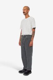 Barrel Leg Trouser Grey Denim