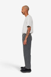 Barrel Leg Trouser Grey Denim