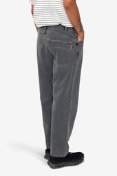 Barrel Leg Trouser Grey Denim