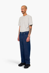 Barrel Leg Trouser Slub