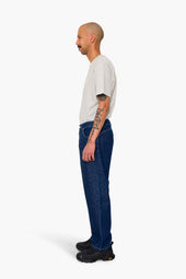 Barrel Leg Trouser Slub