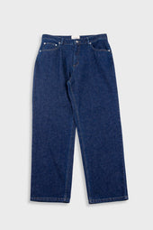 Barrel Leg Trouser - Slub Denim