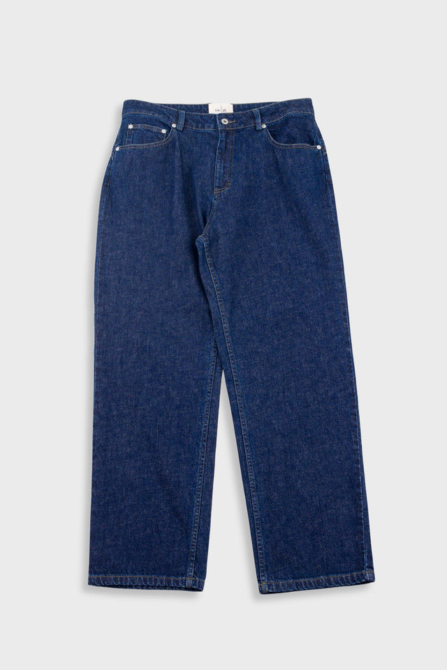 Barrel Leg Trouser - Slub Denim