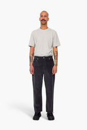 Barrel Leg Trouser Grey Chunky Cord