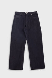 Barrel Leg Trouser - Smoke Grey Chunky Cord