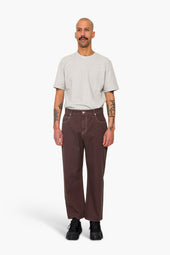Barrel Leg Trouser Soft Twill