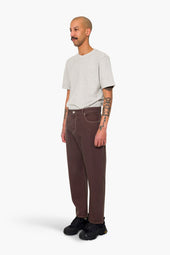 Barrel Leg Trouser Soft Twill