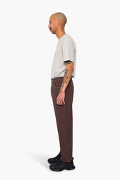 Barrel Leg Trouser Soft Twill