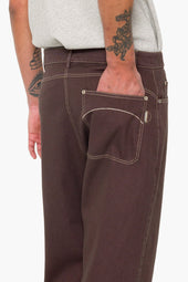 Barrel Leg Trouser Soft Twill