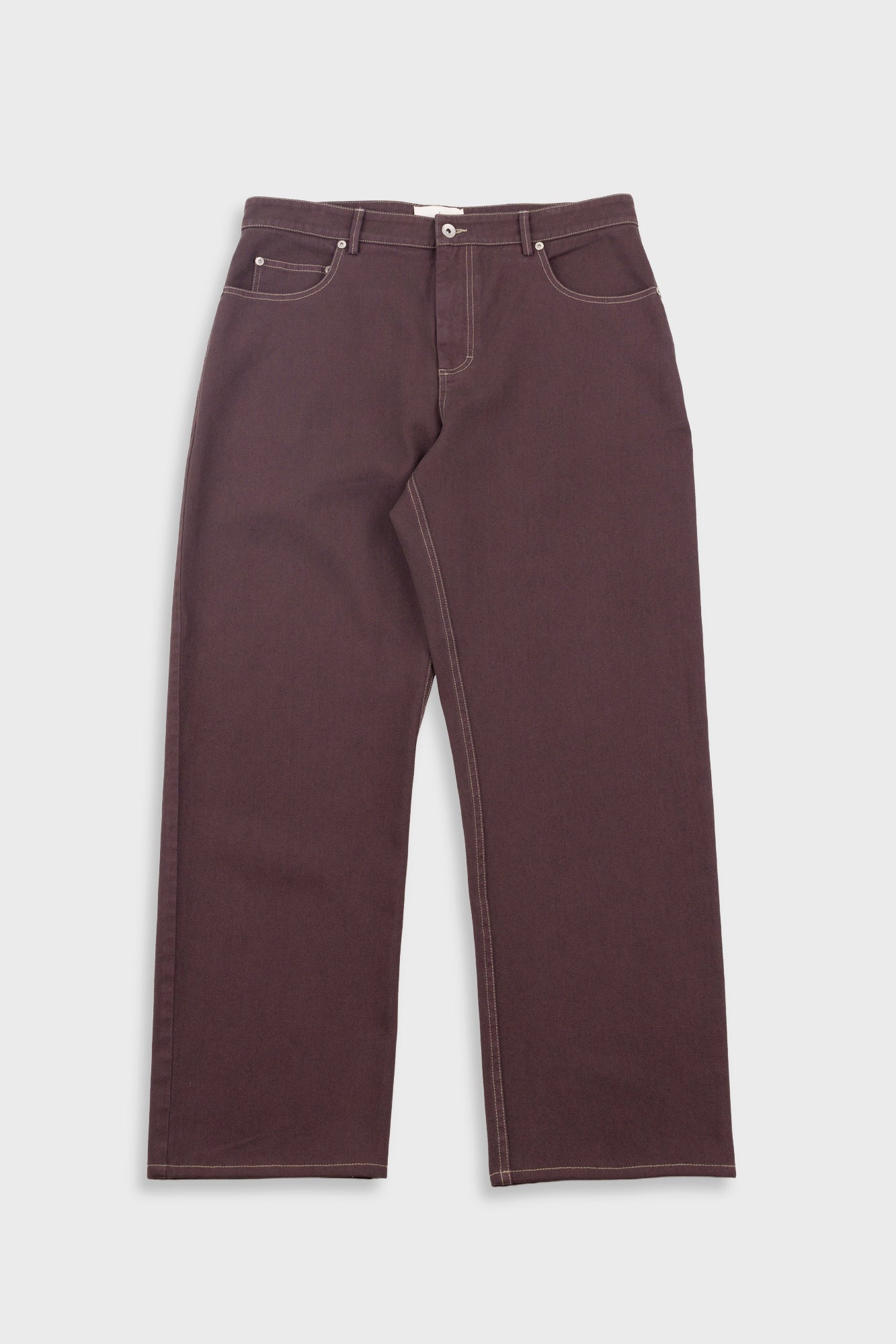 Barrel Leg Trouser Soft Twill