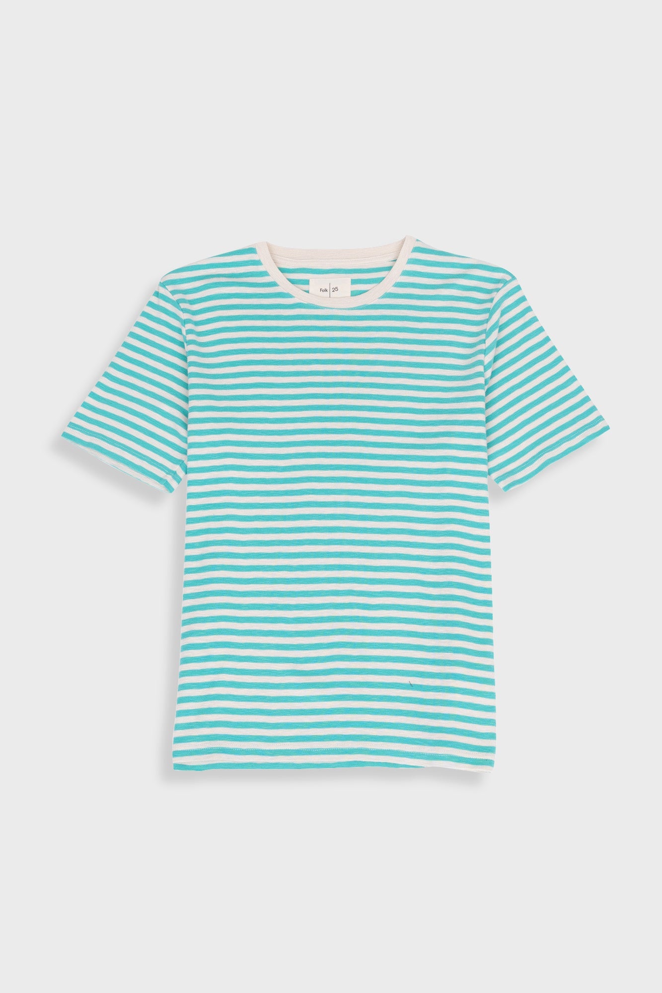 Classic Striped T Shirt Tropical Green Stripe