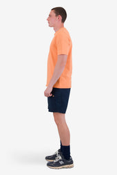 Contrast Sleeve T Shirt Faded