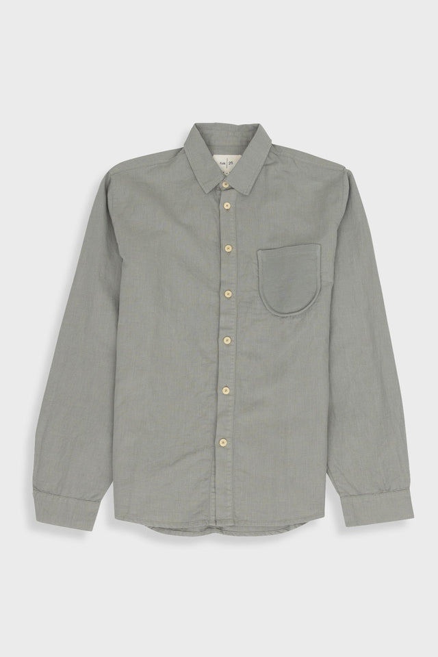 Contrast Pocket Shirt - Sage