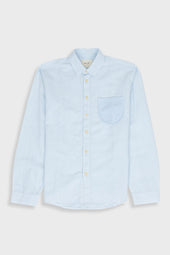 Contrast Pocket Shirt - Soft Blue
