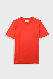 Contrast Sleeve T-Shirt - Crimson