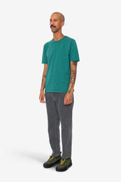 Contrast Sleeve T Shirt Phthalo Green